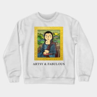 Artsy and Fabulous Crewneck Sweatshirt